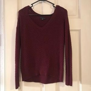 American Eagle Oversized V Neck Sweater